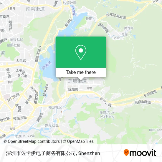 深圳市佐卡伊电子商务有限公司 map