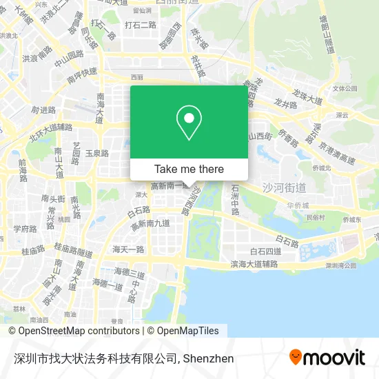 深圳市找大状法务科技有限公司 map