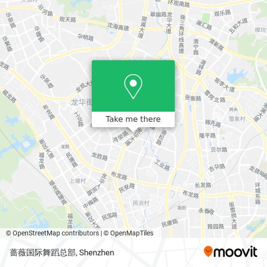 蔷薇国际舞蹈总部 map