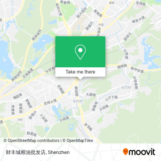 财丰城粮油批发店 map