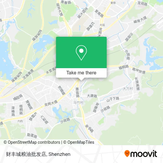 财丰城粮油批发店 map