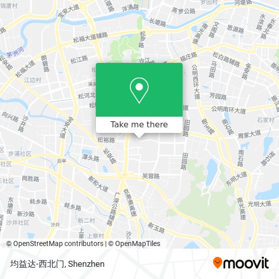 均益达-西北门 map