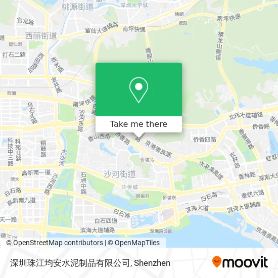 深圳珠江均安水泥制品有限公司 map