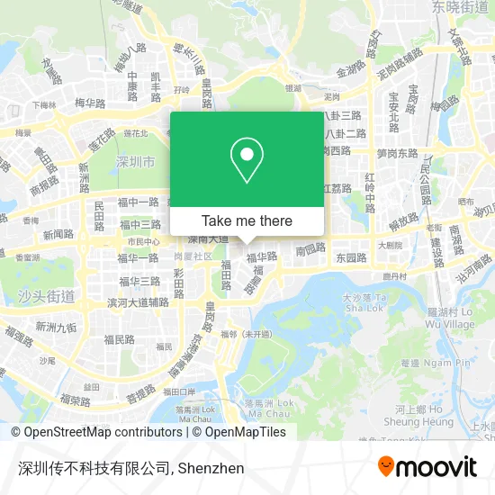 深圳传不科技有限公司 map