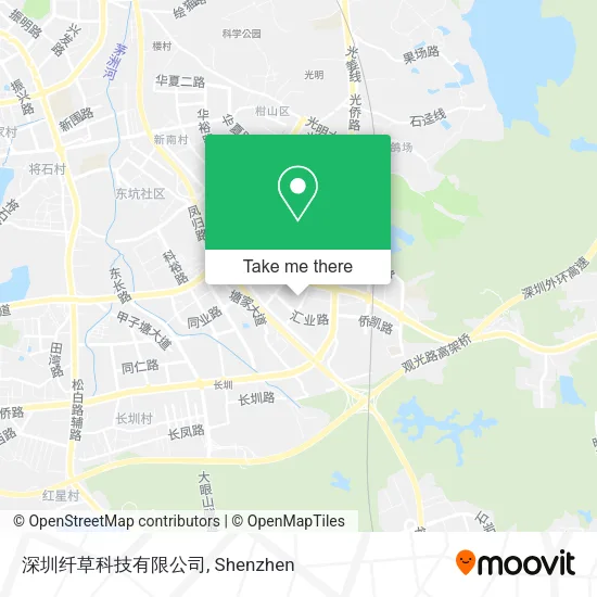 深圳纤草科技有限公司 map