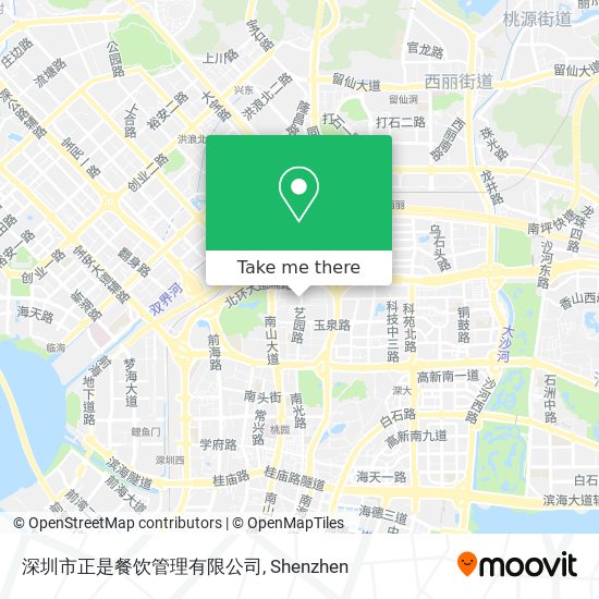 深圳市正是餐饮管理有限公司 map