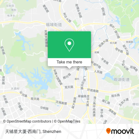 天辅星大厦-西南门 map