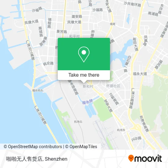 啪啪无人售货店 map