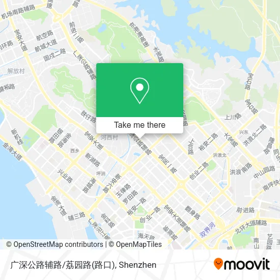 广深公路辅路/荔园路(路口) map