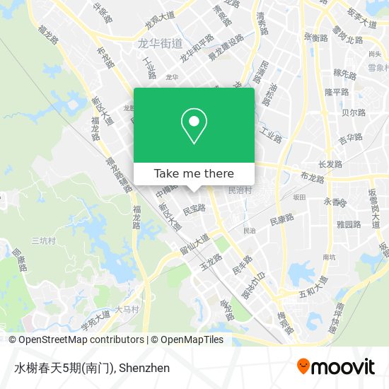 水榭春天5期(南门) map