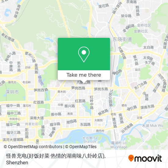 怪兽充电(好饭好菜·热情的湖南味八卦岭店) map