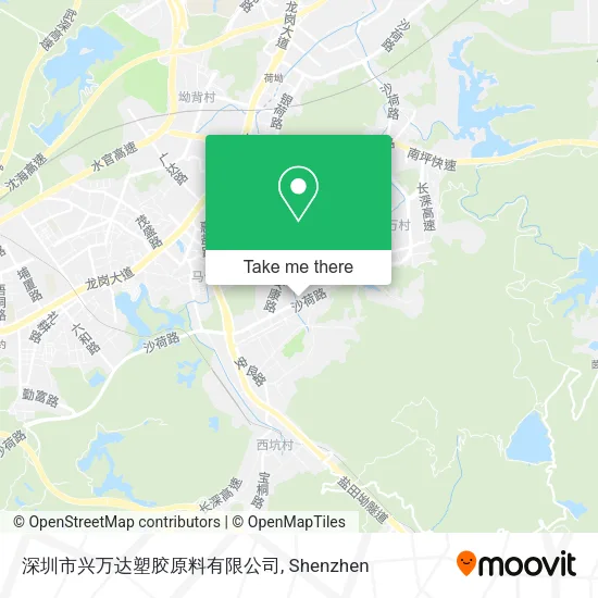 深圳市兴万达塑胶原料有限公司 map