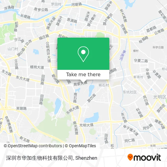 深圳市华加生物科技有限公司 map