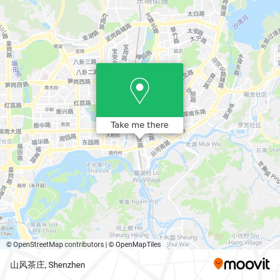 山风茶庄 map
