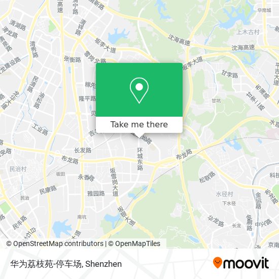 华为荔枝苑-停车场 map