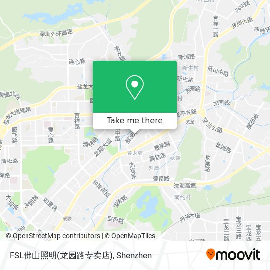 FSL佛山照明(龙园路专卖店) map