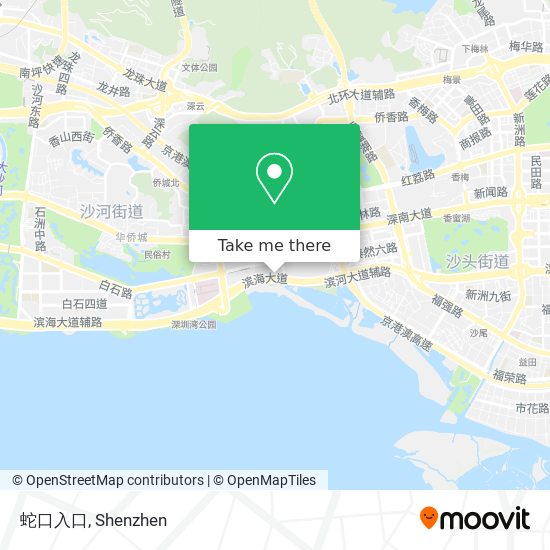 蛇口入口 map