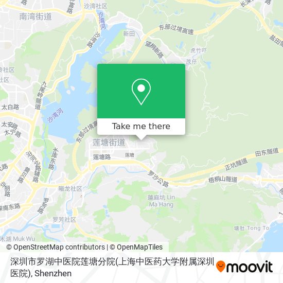 深圳市罗湖中医院莲塘分院(上海中医药大学附属深圳医院) map