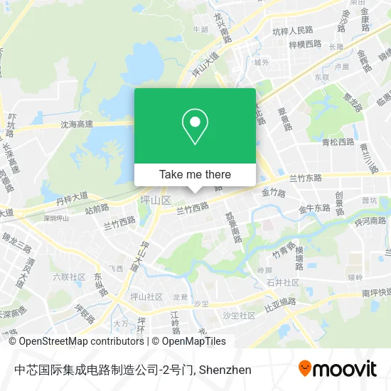 中芯国际集成电路制造公司-2号门 map
