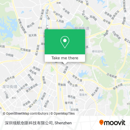 深圳领航创新科技有限公司 map