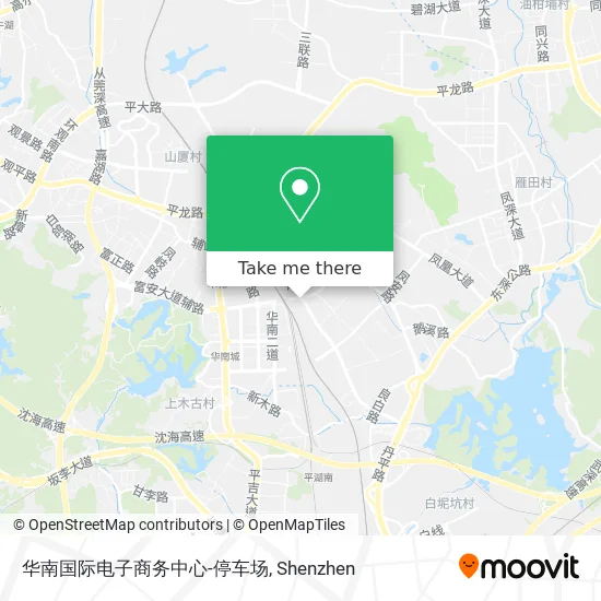 华南国际电子商务中心-停车场 map