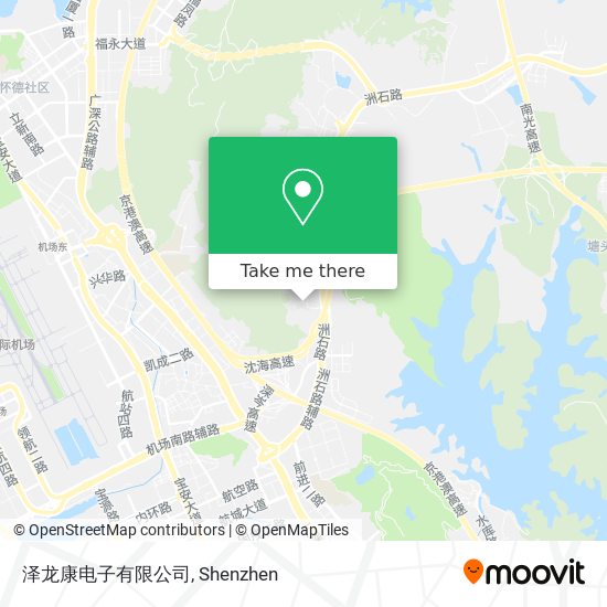 泽龙康电子有限公司 map