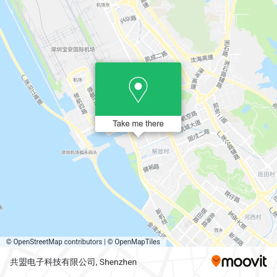 共盟电子科技有限公司 map