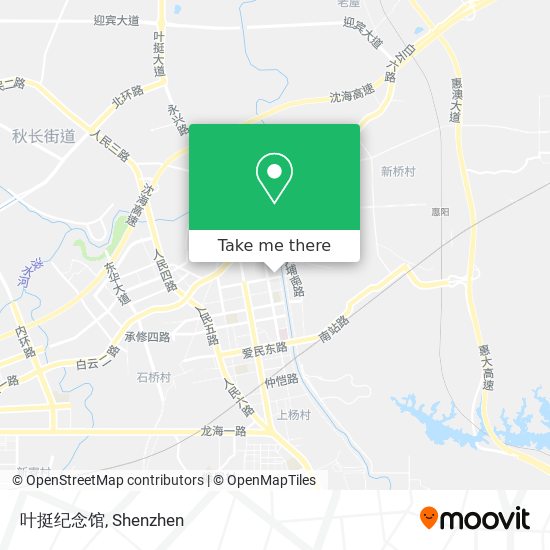 叶挺纪念馆 map