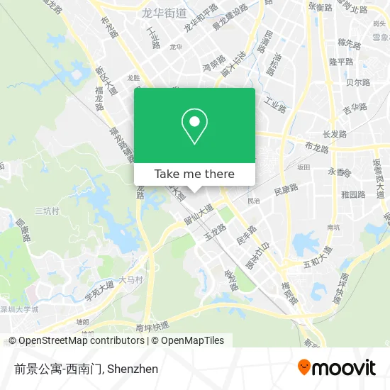 前景公寓-西南门 map