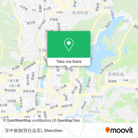 宝中旅游(百仕达店) map