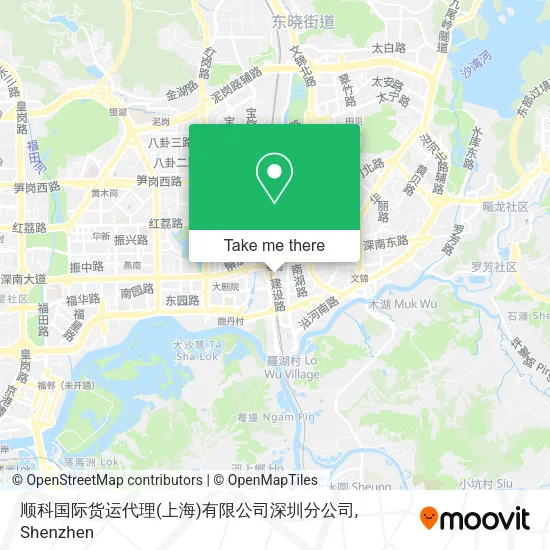 顺科国际货运代理(上海)有限公司深圳分公司 map