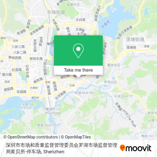 深圳市市场和质量监督管理委员会罗湖市场监督管理局黄贝所-停车场 map