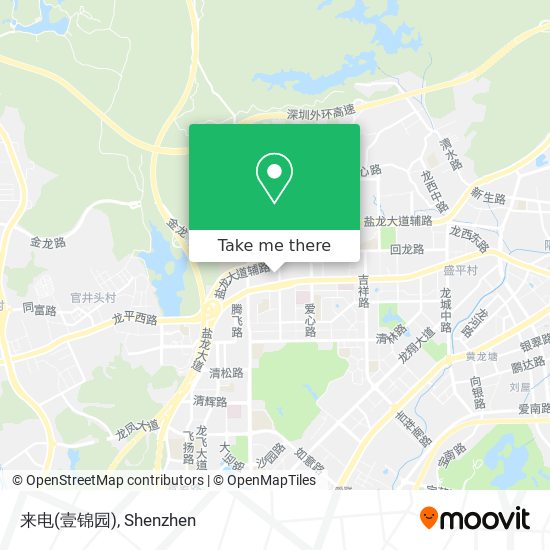 来电(壹锦园) map