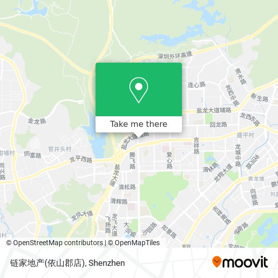 链家地产(依山郡店) map