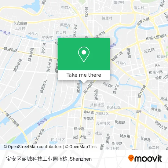宝安区丽城科技工业园-h栋 map