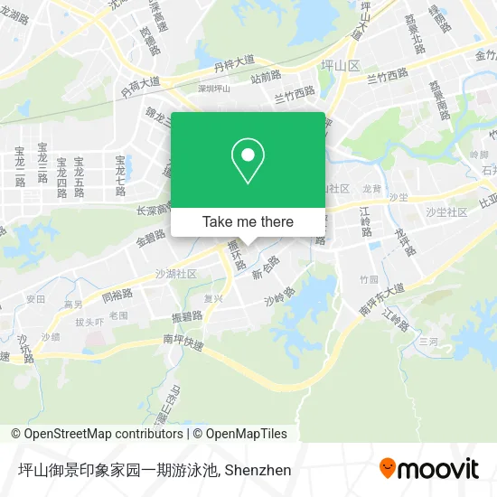 坪山御景印象家园一期游泳池 map