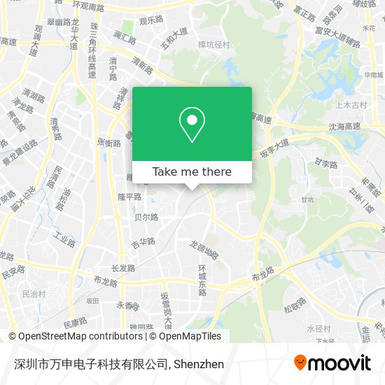 深圳市万申电子科技有限公司 map