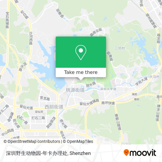 深圳野生动物园-年卡办理处 map