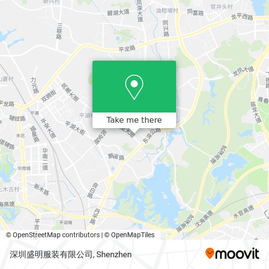 深圳盛明服装有限公司 map