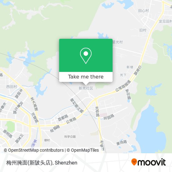 梅州腌面(新陂头店) map