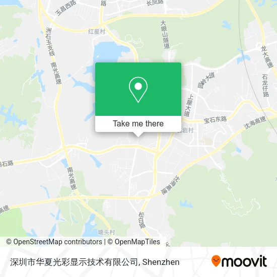深圳市华夏光彩显示技术有限公司 map