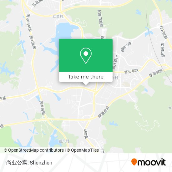 尚业公寓 map
