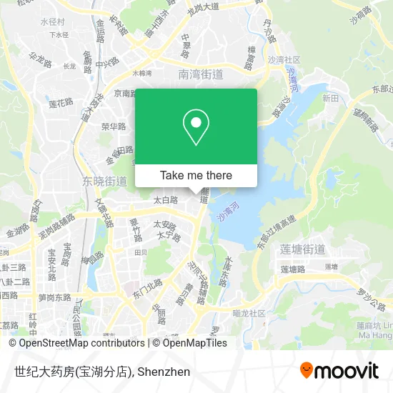 世纪大药房(宝湖分店) map