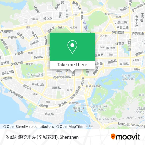 依威能源充电站(辛城花园) map
