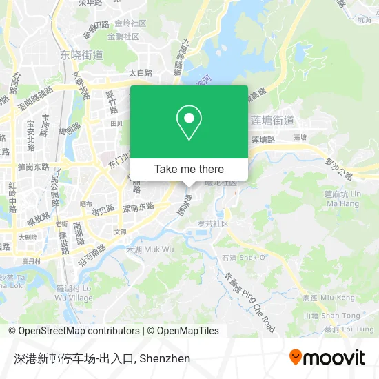 深港新邨停车场-出入口 map