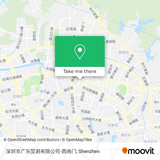 深圳市广乐贸易有限公司-西南门 map