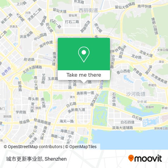 城市更新事业部 map