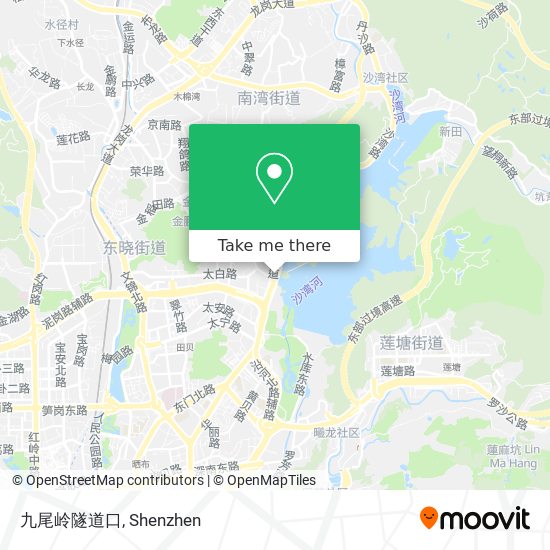 九尾岭隧道口 map