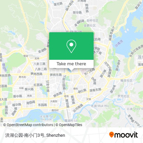 洪湖公园-南小门3号 map