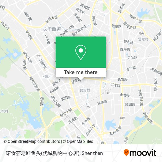 诺食荟老匠鱼头(优城购物中心店) map